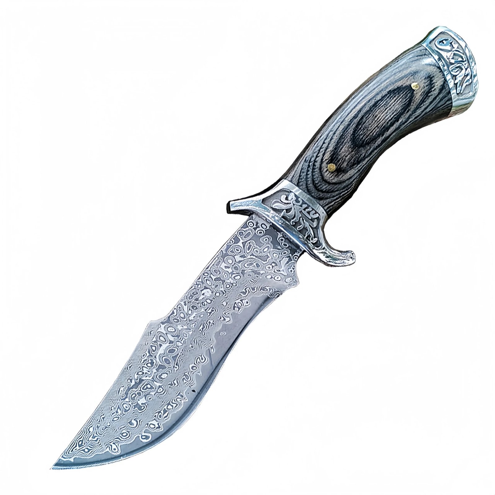 22419-main-white-clean Bowiemesser Damaskus Outdoor Survival Messer