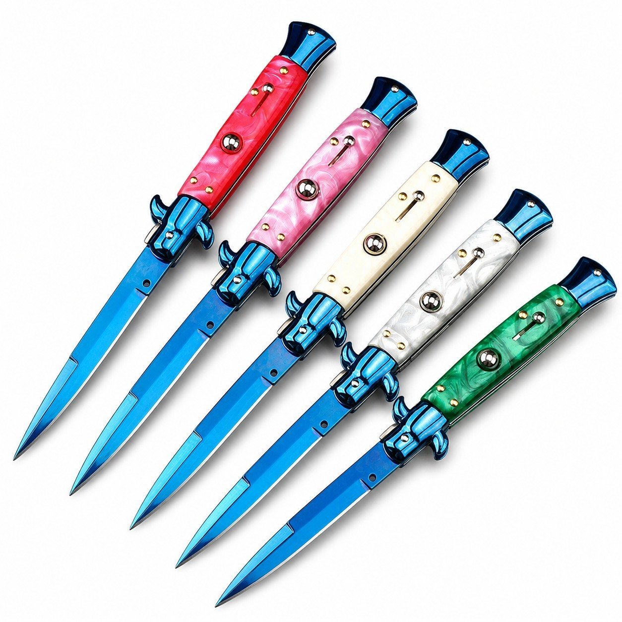 44560-main-white-clean Klappbares Stiletto-Messer für den Außenbereich – Multifunktions-Camping-Schnappmesser
